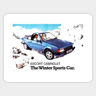 FORD ESCORT XR3 CABRIO - advert Magnet